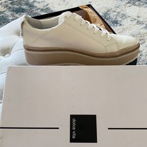 Never been worn- new in box: Dolce Vita White Leather Tinley